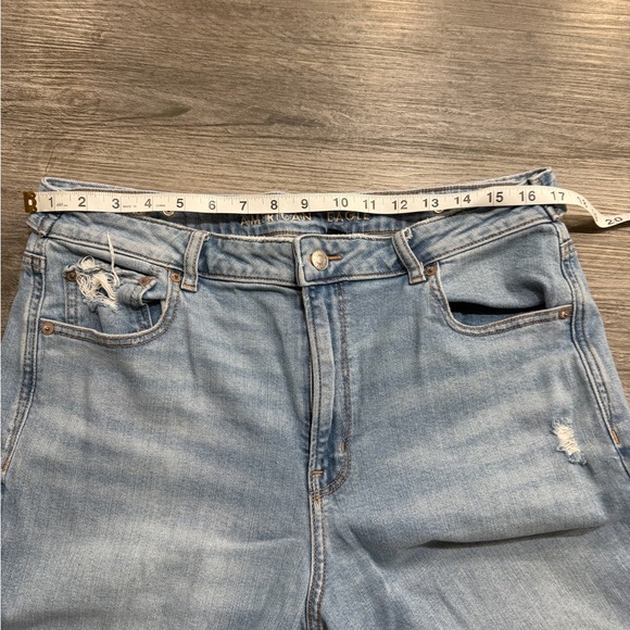 American Eagle Outfitters Women’s Light Wash Dreamy Drape Wide Leg Jeans - Picture 11 of 11